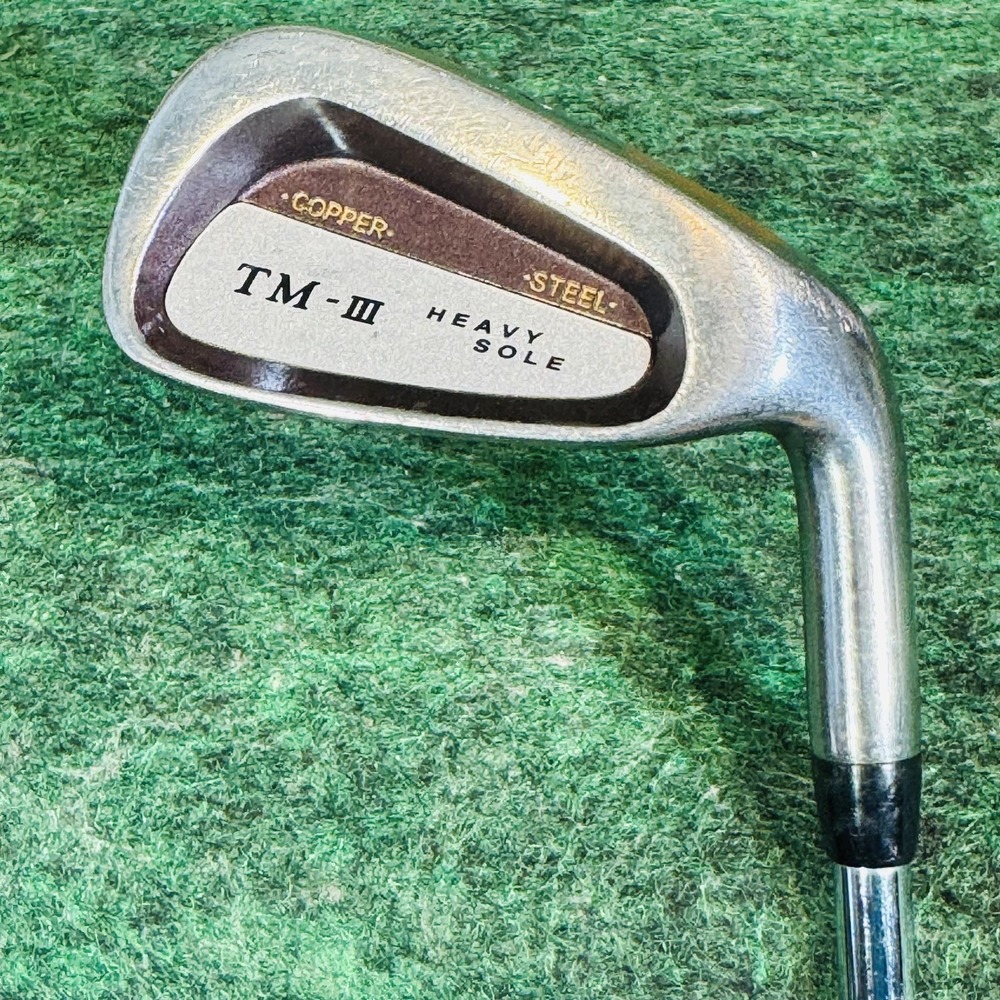 TM TM-III Heavy Sole 5 Iron Mens RH 38.5 In Stiff Steel Silver Golf Club